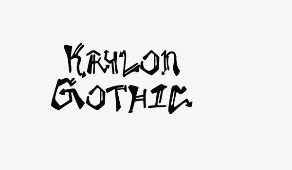 Krylon Gothic Font