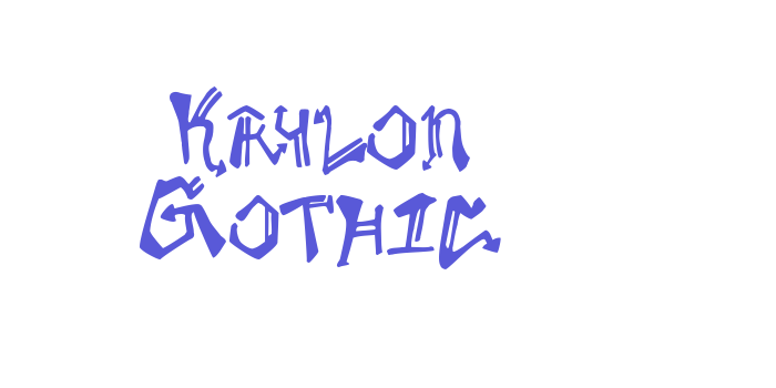 Krylon Gothic Font Download