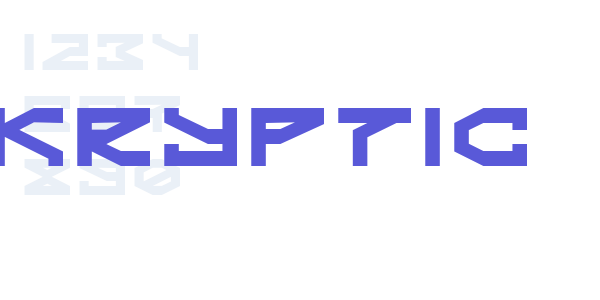 Kryptic font free