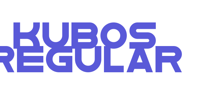 Kubos Regular Font Download