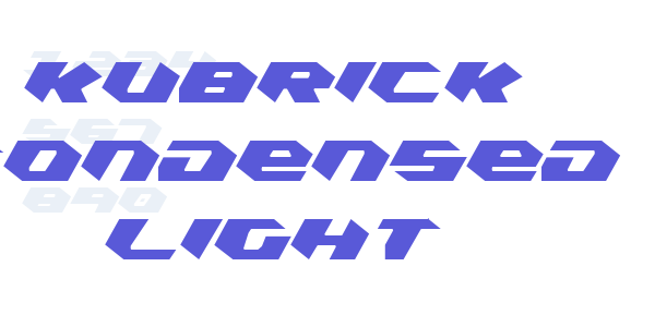 Kubrick Condensed Light font free