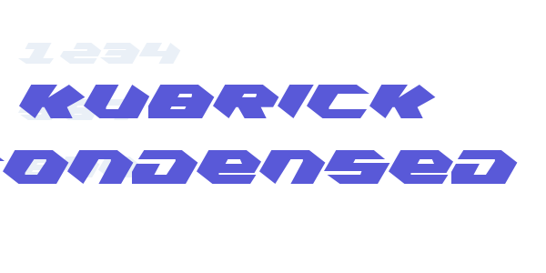 Kubrick Condensed font free