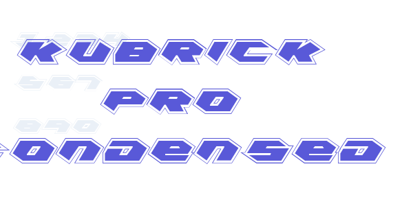 Kubrick Pro Condensed font free