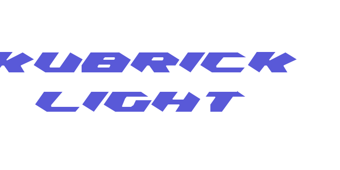 Kubrick Light Font Download