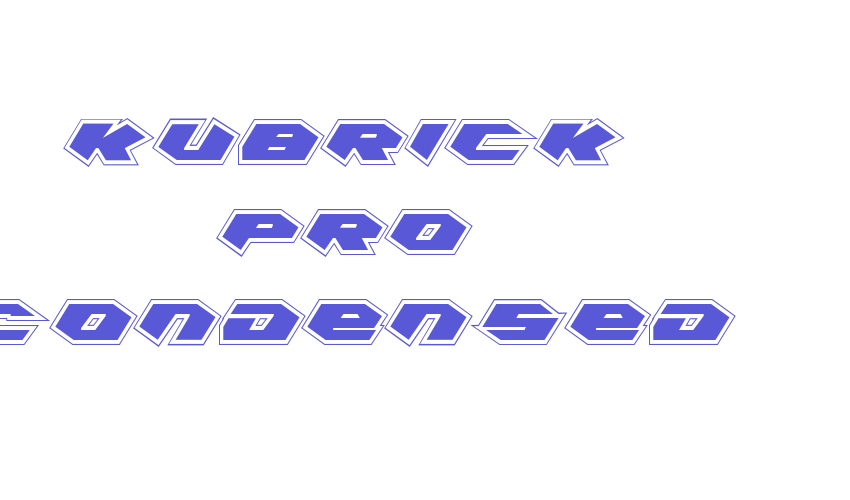 Kubrick Pro Condensed Font