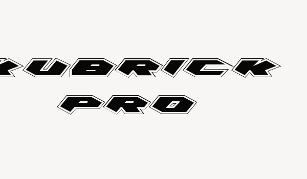 Kubrick Pro Font