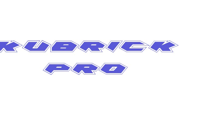 Kubrick Pro Font