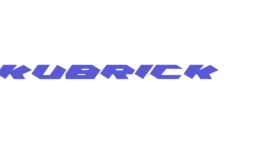 Kubrick Font