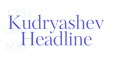 Kudryashev Headline-font-download