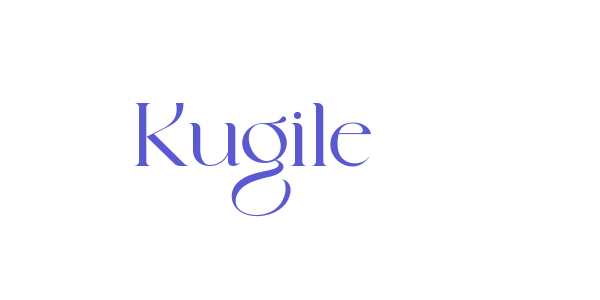 Kugile font