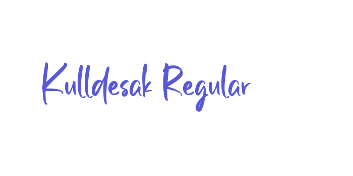 Kulldesak Regular Font Download