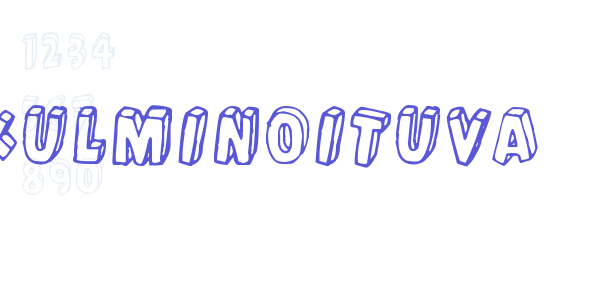 Kulminoituva font