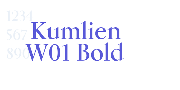 Kumlien W01 Bold font free