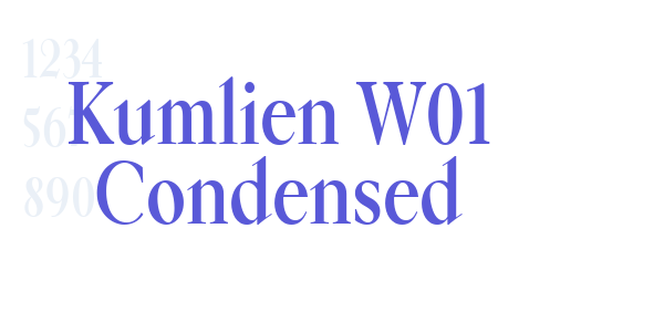 Kumlien W01 Condensed font free