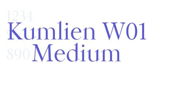 Kumlien W01 Medium font free