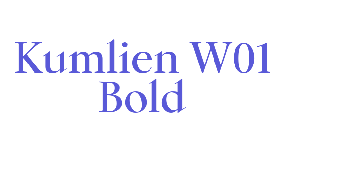 Kumlien W01 Bold Font Download