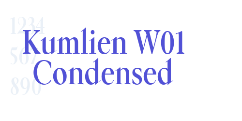 Kumlien W01 Condensed-font-download