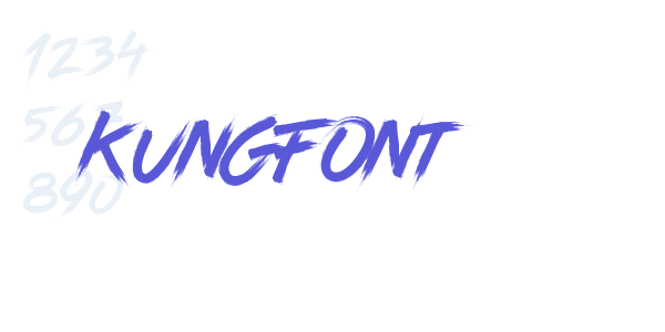 Kungfont font