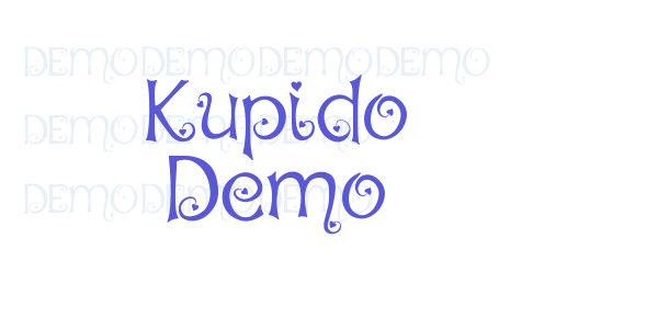 Kupido Demo font free