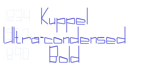 Kuppel Ultra-condensed Bold-font-download
