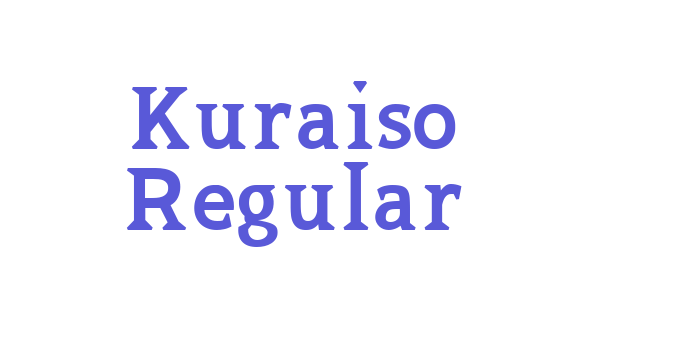 Kuraiso Regular Font Download