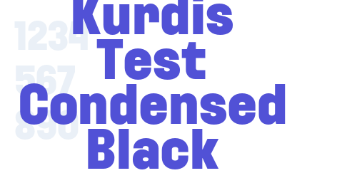 Kurdis Test Condensed Black-font-download
