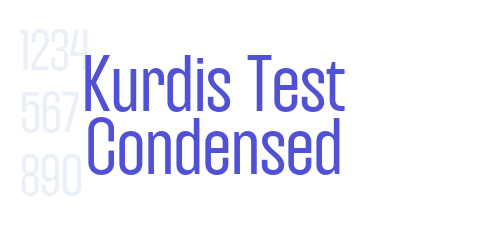 Kurdis Test Condensed-font-download