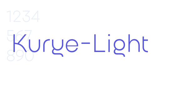 Kurye-Light font