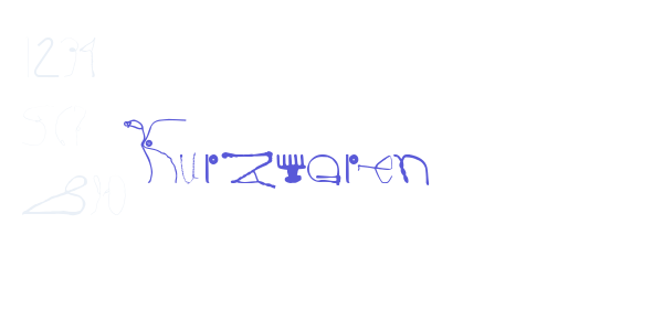 Kurzwaren font