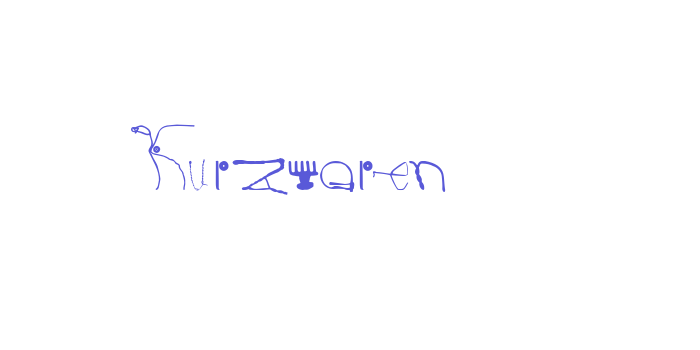 Kurzwaren Font Download