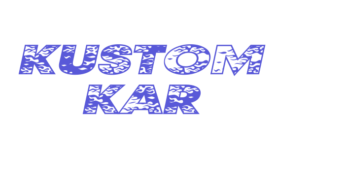 Kustom Kar Font Download