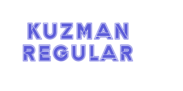 Kuzman Regular font free