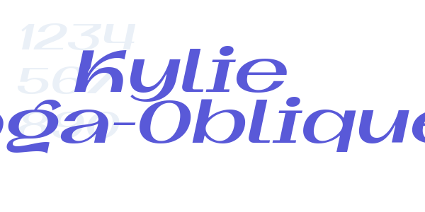 Kylie Boga-Oblique font free