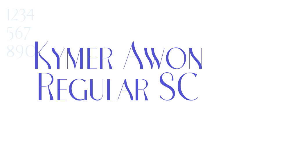 Kymer Awon Regular SC-font-download