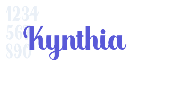 Kynthia font free