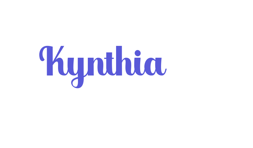 Kynthia Font Download