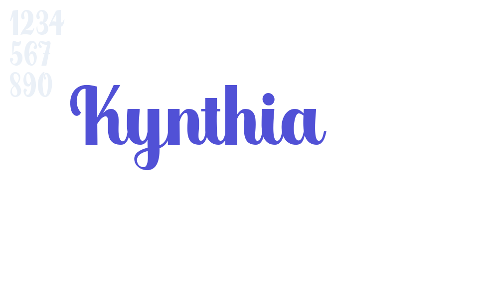 Kynthia-font-download