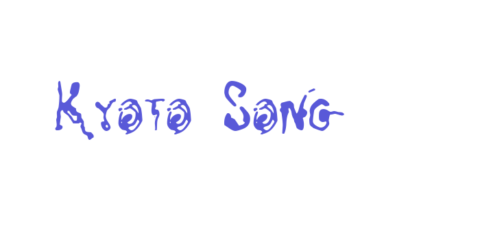 Kyoto Song Font Download