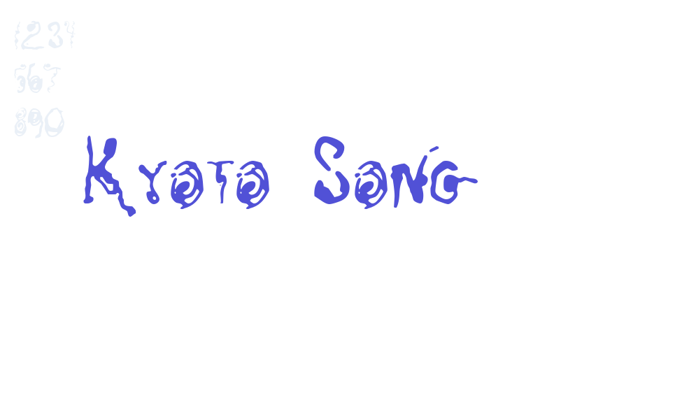 Kyoto Song-font-download