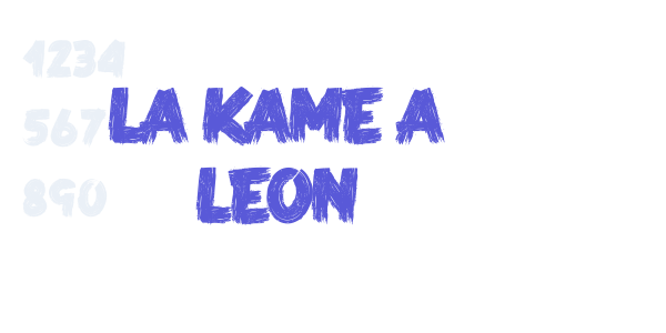 LA KAME A LEON font