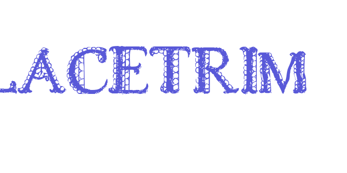 LACETRIM Font Download