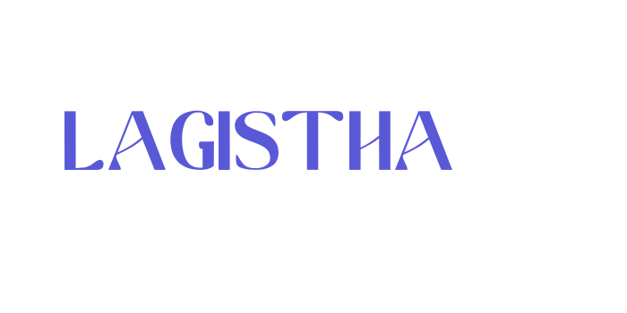 LAGISTHA Font Download