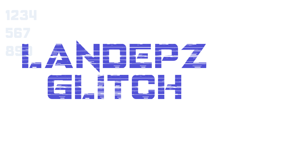 LANDEPZ GLITCH-font-download