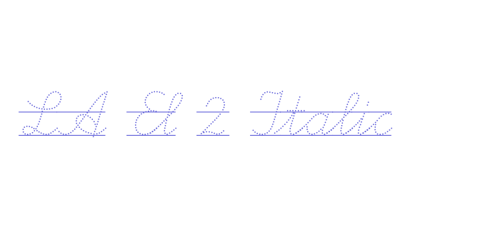 LA El 2 Italic Font Download