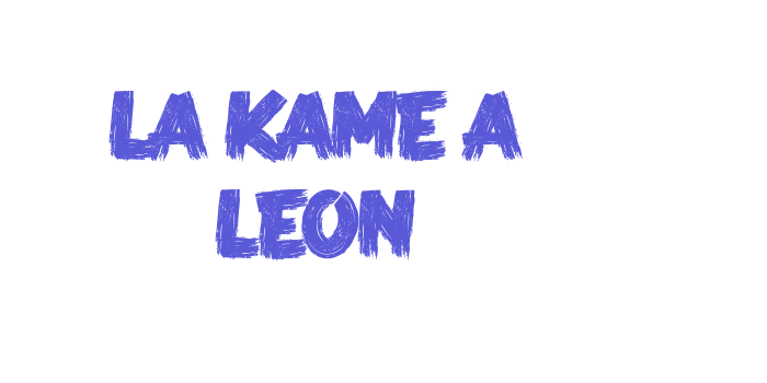 LA KAME A LEON Font