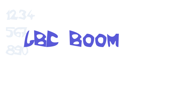 LBC Boom font free