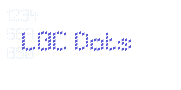 LBC Dots font