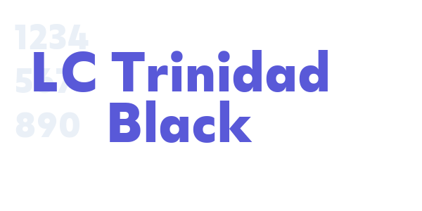 LC Trinidad Black font free