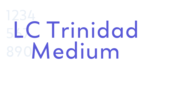 LC Trinidad Medium font free