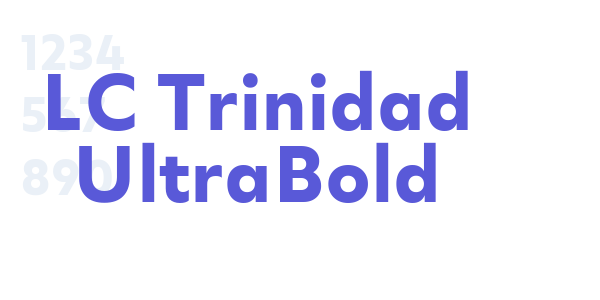 LC Trinidad UltraBold font free